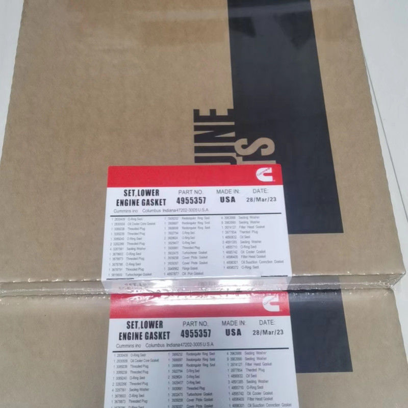 запасные части двигателя Cummins QSB4.5 ISB 4955357 уплотнение двигателя нижний набор уплотнения